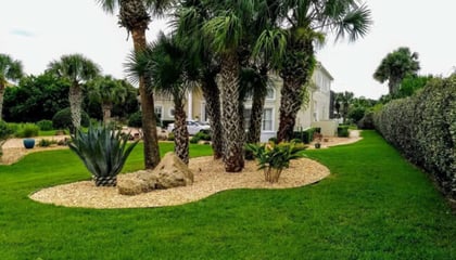 Gravel Landscape Divider